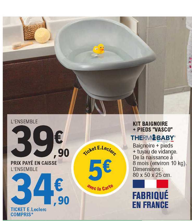 kit baignoire + pieds "vasco"