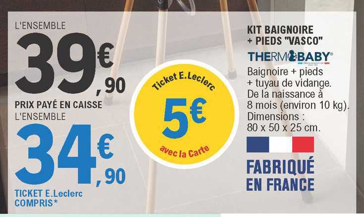 Kit Baignoire + Pieds "vasco" Thermobaby