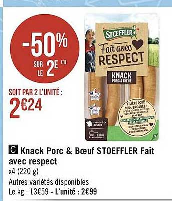 knack porc & bœuf stoeffler fait avec respect