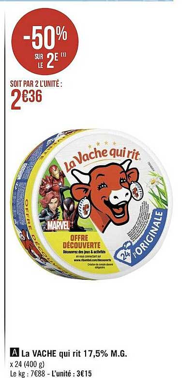 la vache qui rit 17,5% m.g.