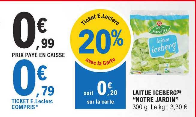 laitue iceberg "notre jardin"
