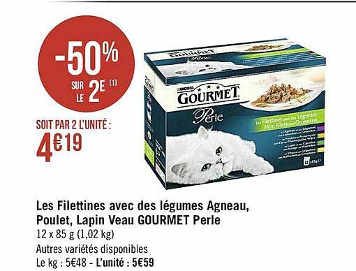 Les Filettines Avec Des Légumes Agneau, Poulet, Lapin Veau Gourmet Perle