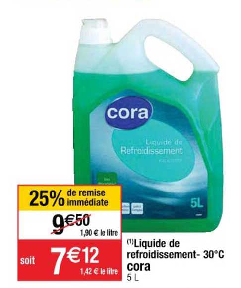 Liquide De Refroidissement -30° Cora