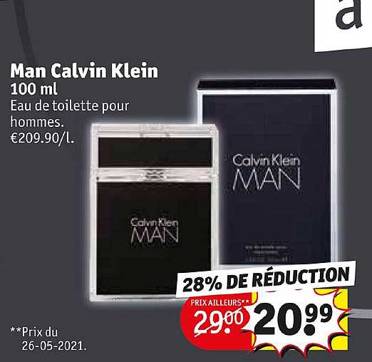 man calvin klein 100 ml