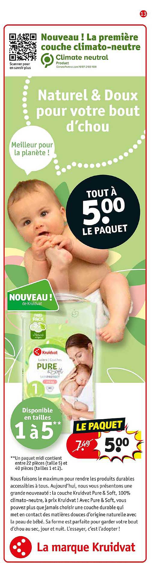 naturel & doux pour votre bout d'chou
