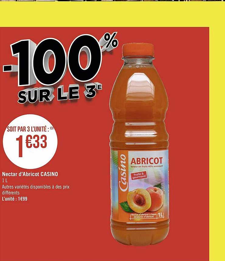 Nectar D'abricot Casino