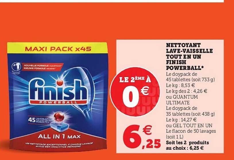 nettoyant lave-vaisselle tout en un finish powerball