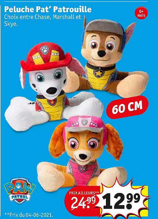 peluche pat' patrouille