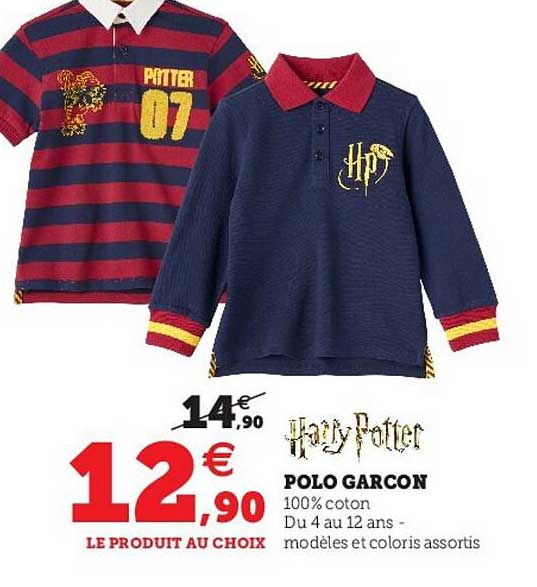 polo garçon harry potter