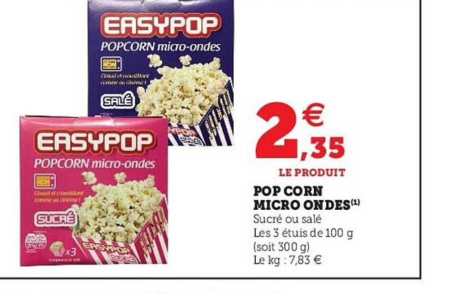 pop corn micro ondes