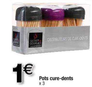 pots cure-dents