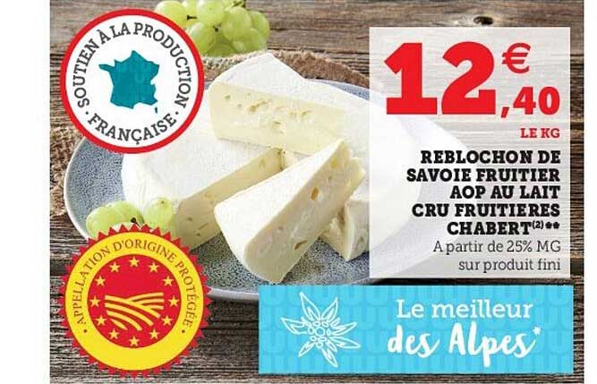 reblochon de savoie fruitier aop au lait cru fruitières chabert