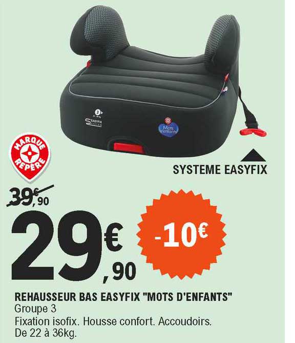 rehausseur bas easyfix "mots d'enfants"