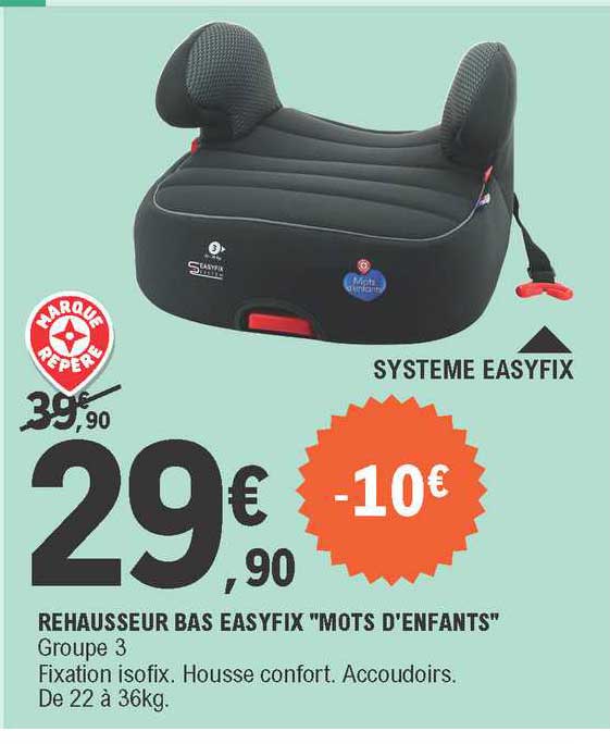 rehausseur bas easyfix "mots d'enfants"