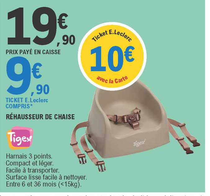 Réhausseur De Chaise Tigex