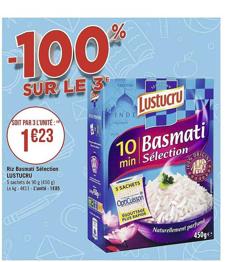 Riz Basmati Sélection Lustucru