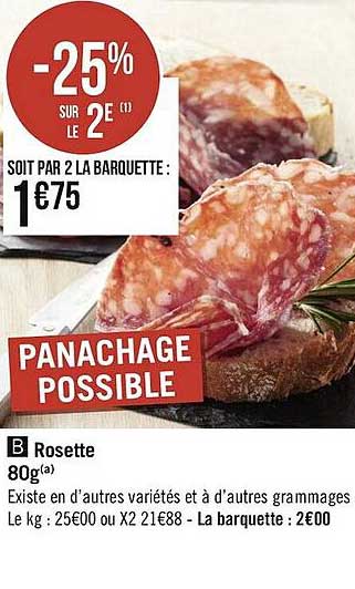 rosette 80g