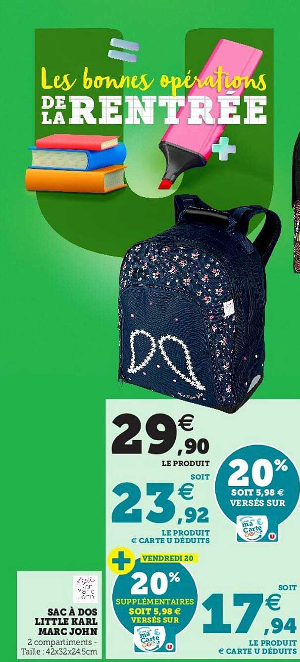 sac à dos little karl marc john