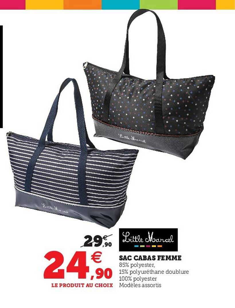 sac cabas femme little marcel