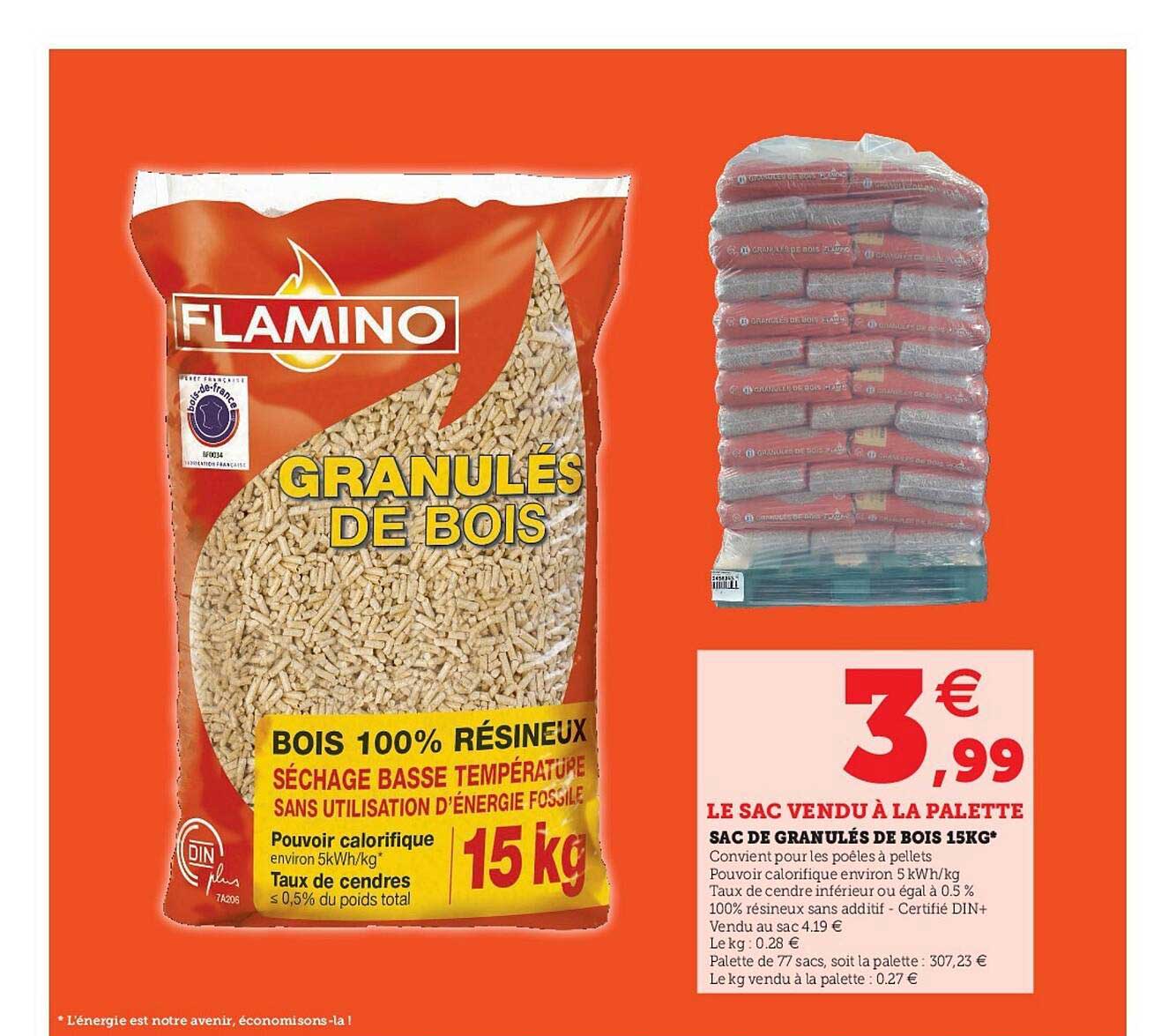 Sac De Granulés De Bois 15kg