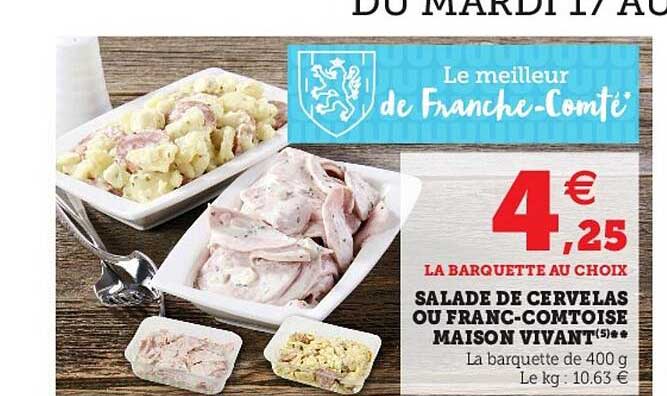 salade de cervelas ou franc-comtoise maison vivant