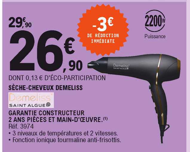 sèche-cheveux demeliss