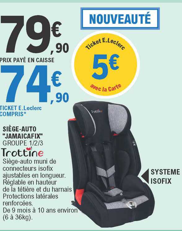 siège-auto "jamaicafix" trottine
