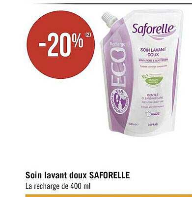Soin Lavant Doux Saforelle