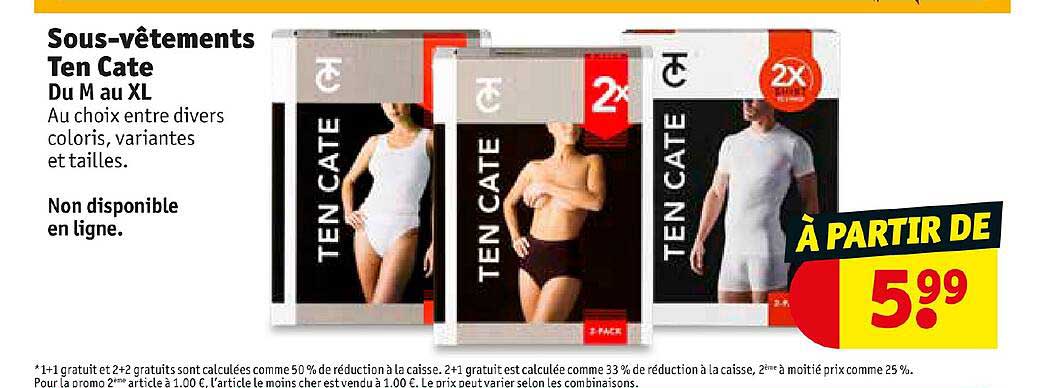 sous-vêtements ten cate