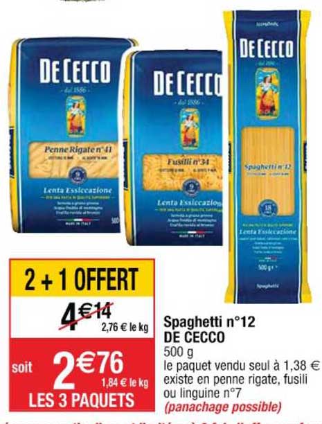 spaghetti n°12 de cecco