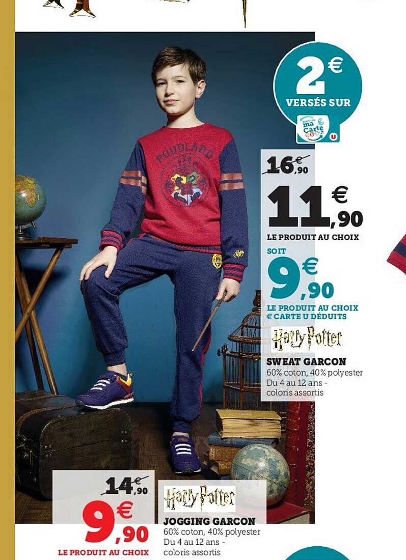sweat garçon, jogging garçon harry potter