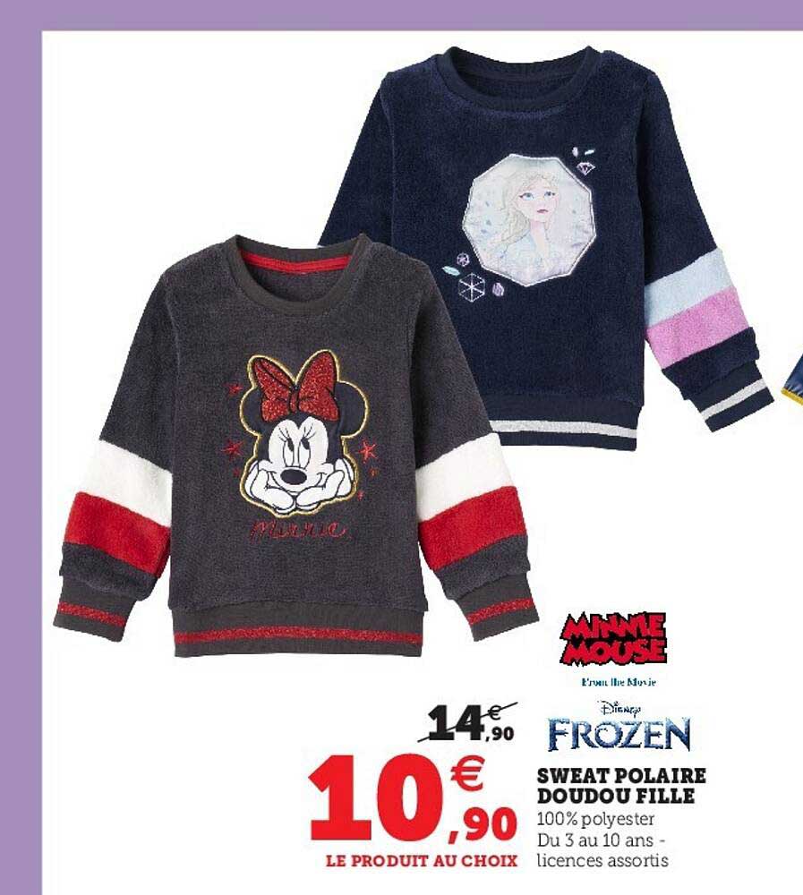 Sweat Polaire Doudou Fille