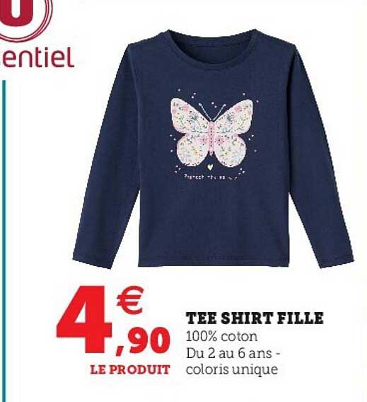 tee-shirt fille