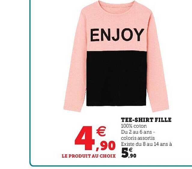 tee-shirt fille