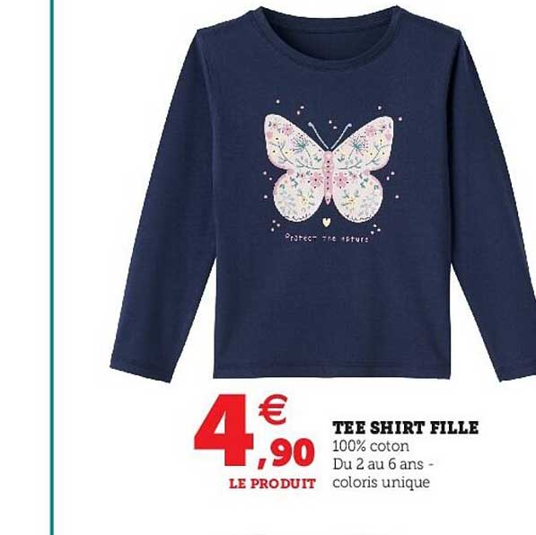 tee-shirt fille