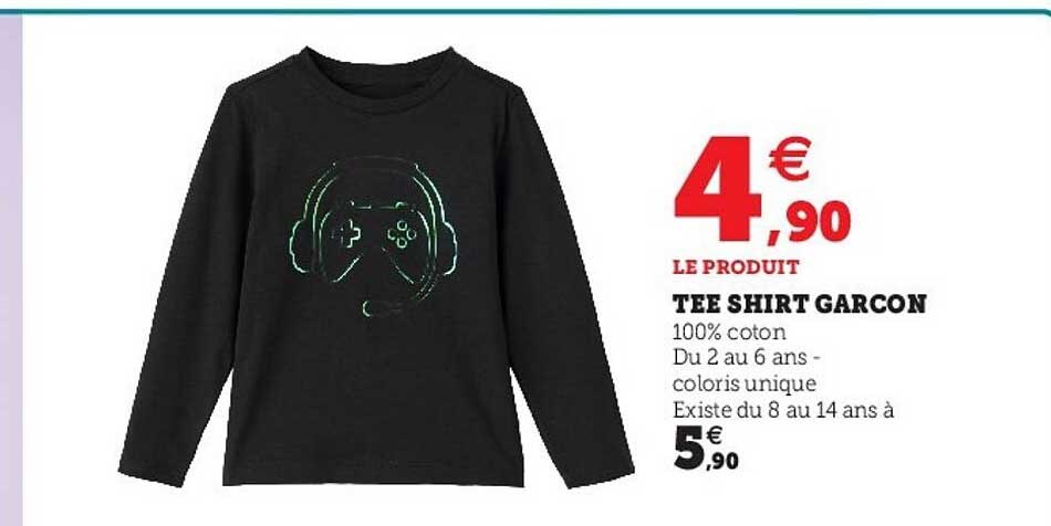 tee-shirt garçon