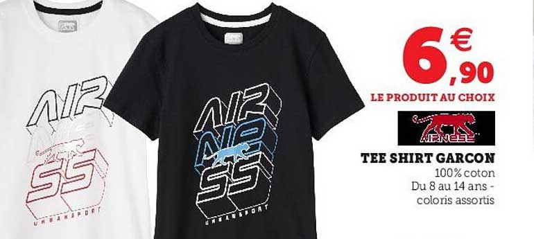 tee-shirt garçon airness