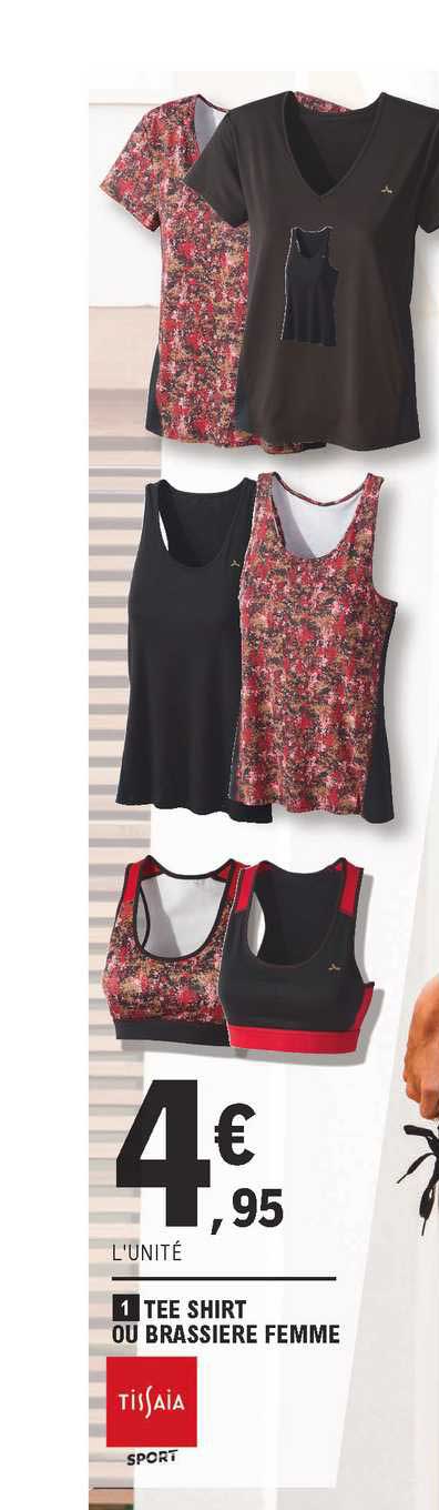 tee-shirt ou brassière femme tissaia