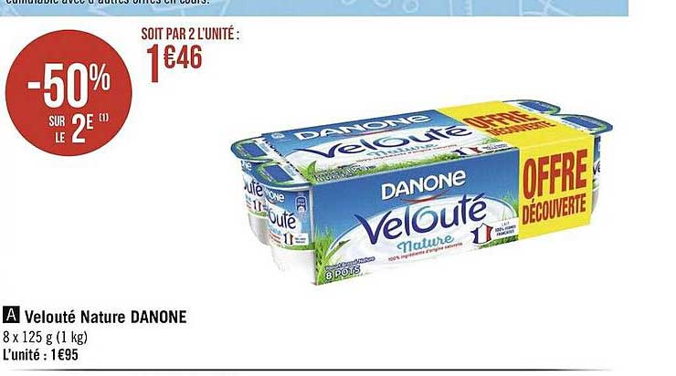 Velouté Nature Danone