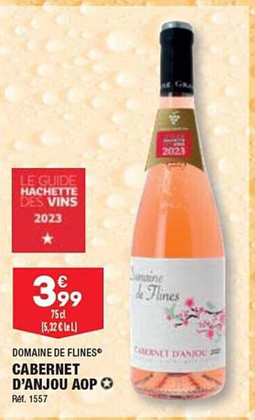 cabernet d'anjou aop domaine de flines