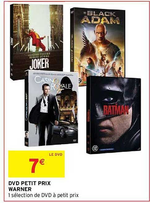 dvd petit prix warner