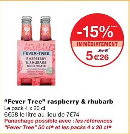 "fever tree" raspberry & rhubarb