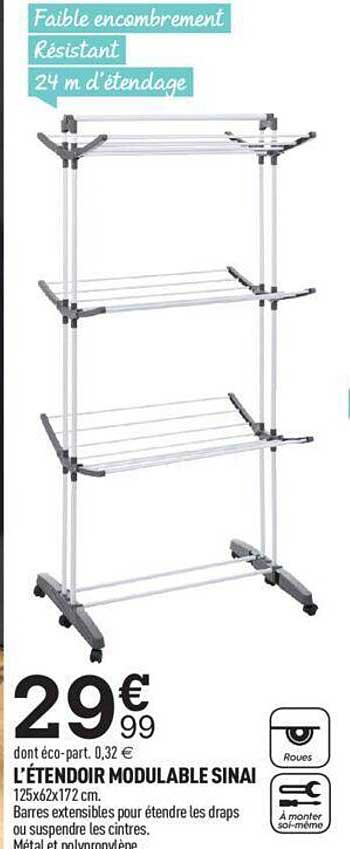 l'étendoir modulable sinai