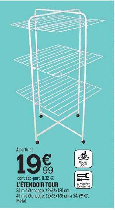 l'étendoir tour