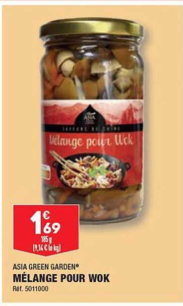 mélange pour wok asia green garden