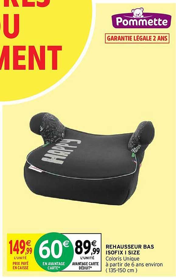 rehausseur bas isofix i size pommette