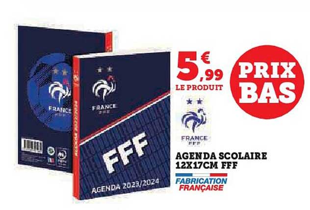 Agenda Scolaire 12 X 17 Cm Fff