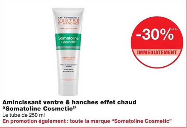 amincissant ventre & hanches effet chaud "somatoline cosmetic"