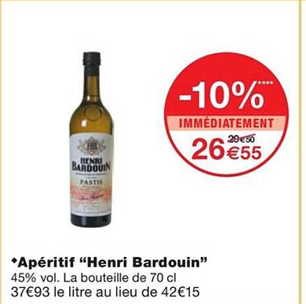 apéritif "henri bardouin"
