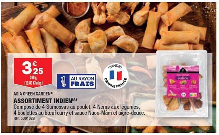 assortiment indien asia green garden